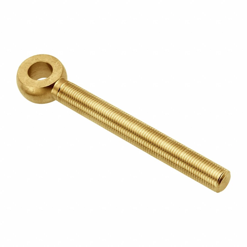 Fixed Rod End, 5/8 Inch ID, 1 5/16 Inch Outside Dia, 5/8 Inch Thickness, Plain Brass