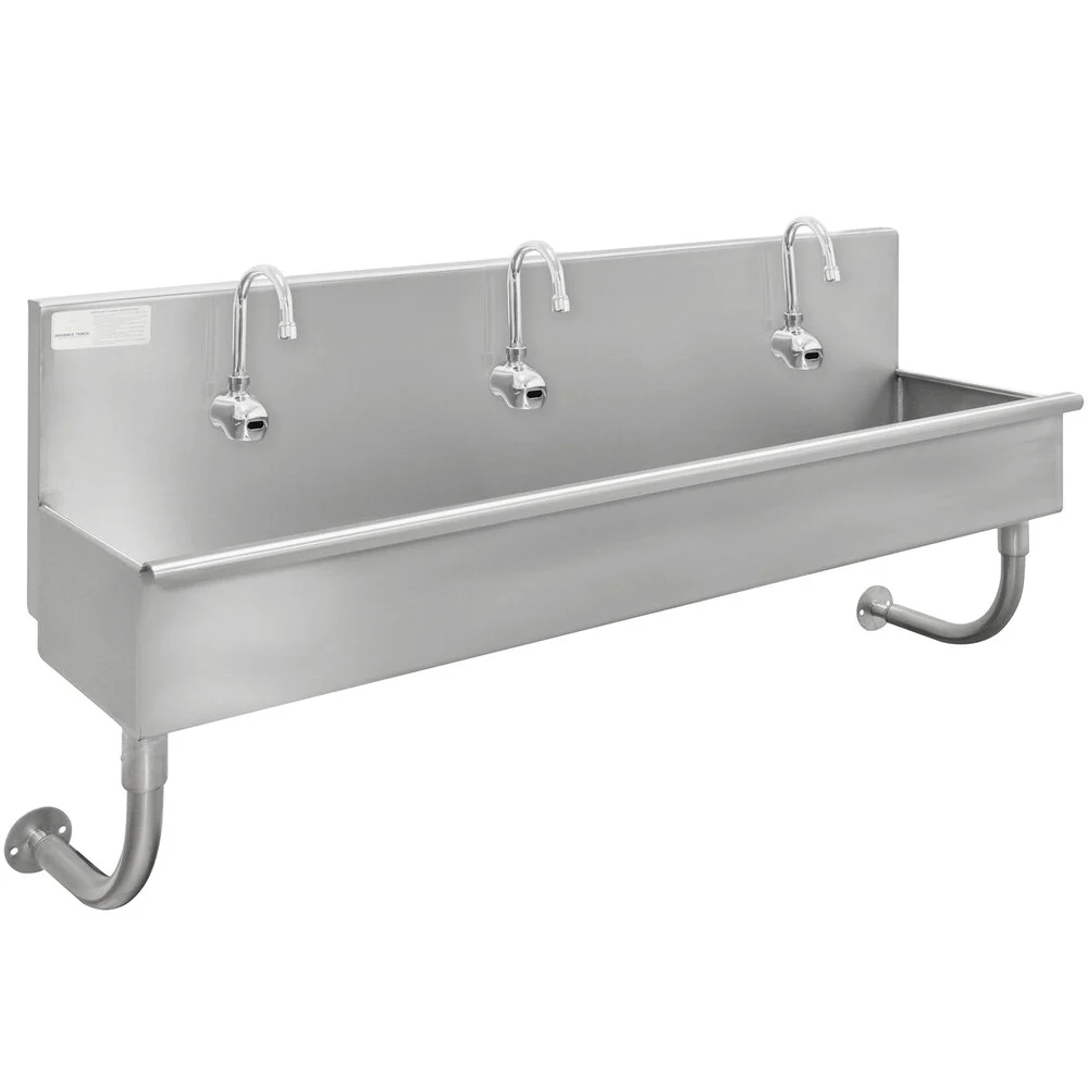ADVANCE TABCO 19-18-60EFADA Multiwash Hand Sink, Wall Mounted, 60 X 19-1/2 X 25-1/2 Inch Size | CD7NFK