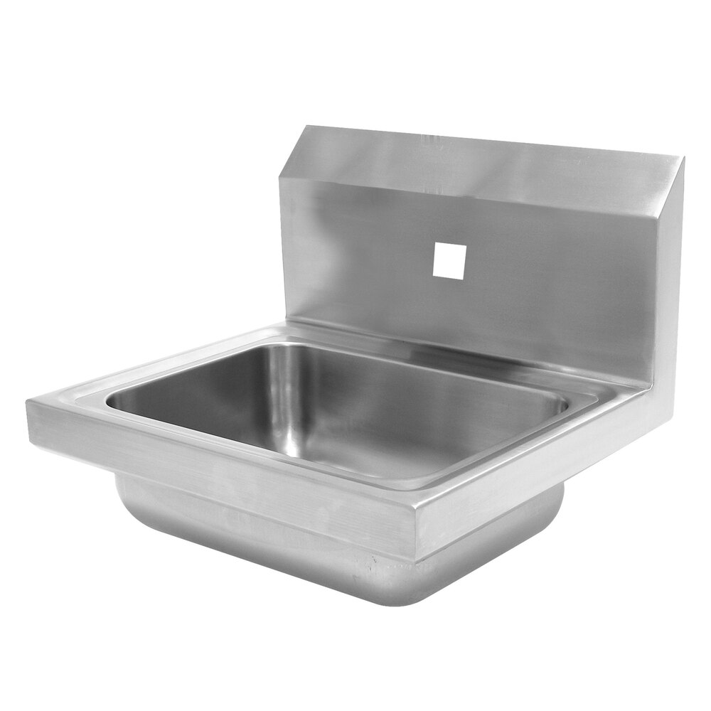 Special Value Hand Sink wall mounted 14 in. wide x 10 in. front-to-back x 5 in. deep bowl