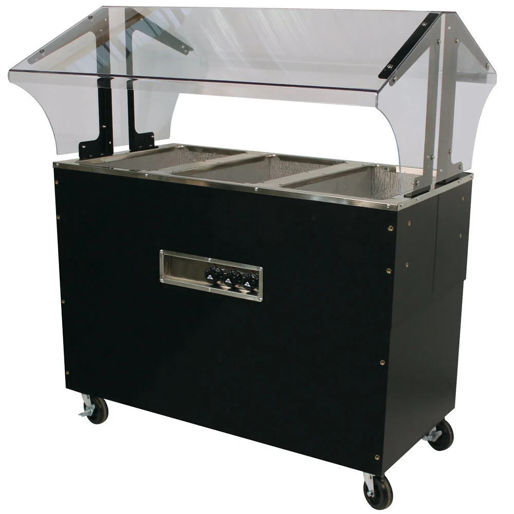 ADVANCE TABCO B3-120-B-SB Portable Hot Food Buffet Table, Electric, 47-1/8 X 35 X 53 Inch Size | CD7PVG