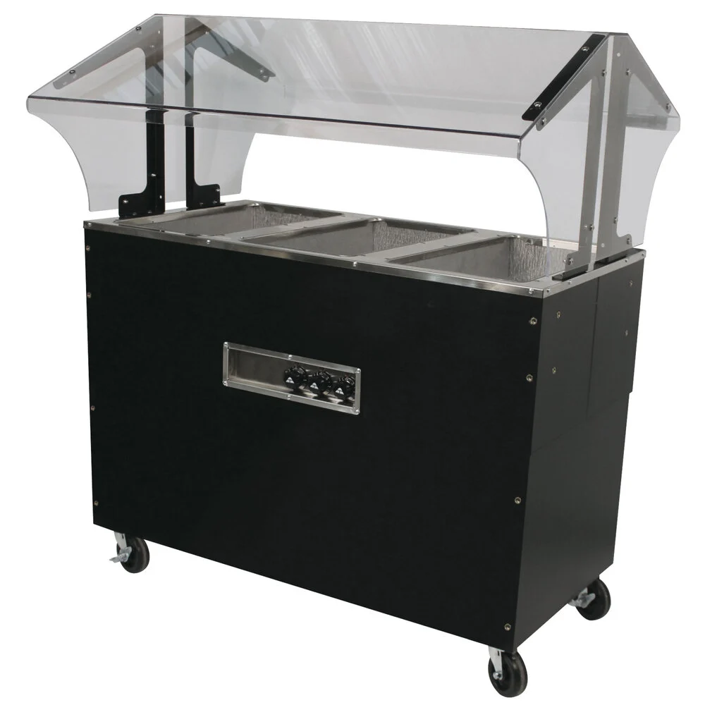 ADVANCE TABCO B3-240-B-S-SB Portable Hot Food Buffet Table, Electric, 47-1/8 X 35 X 53 Inch Size | CD7PVK