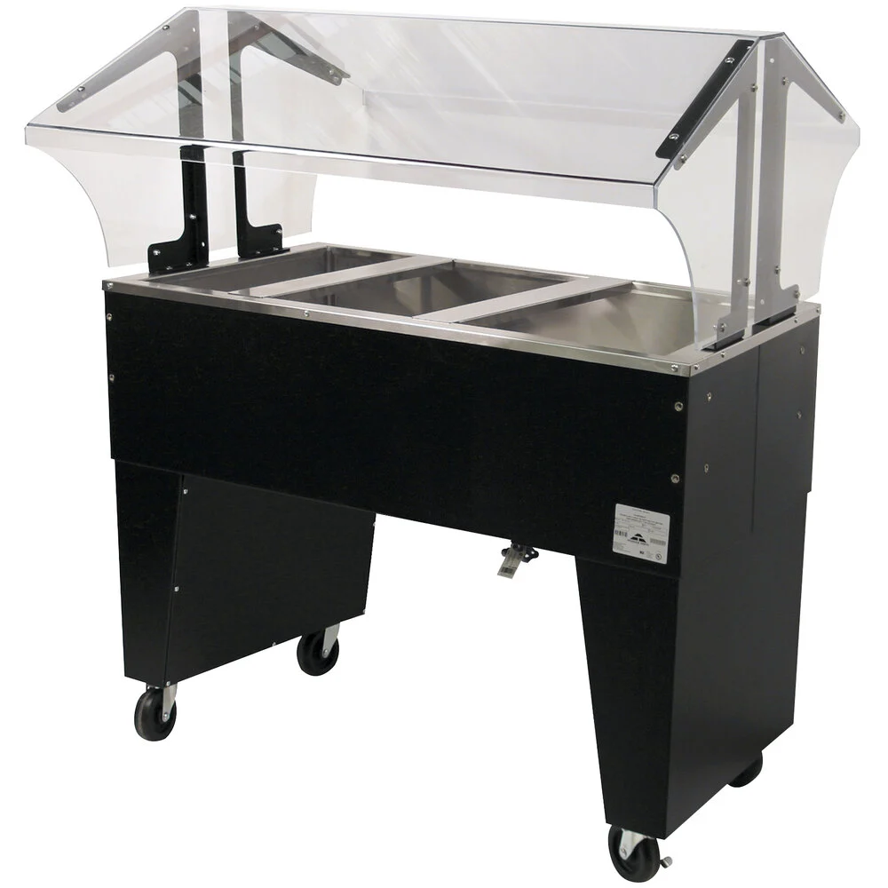 Ice Cooled Portable Food Buffet Table, 47-1/8 X 35 X 53 Inch Size