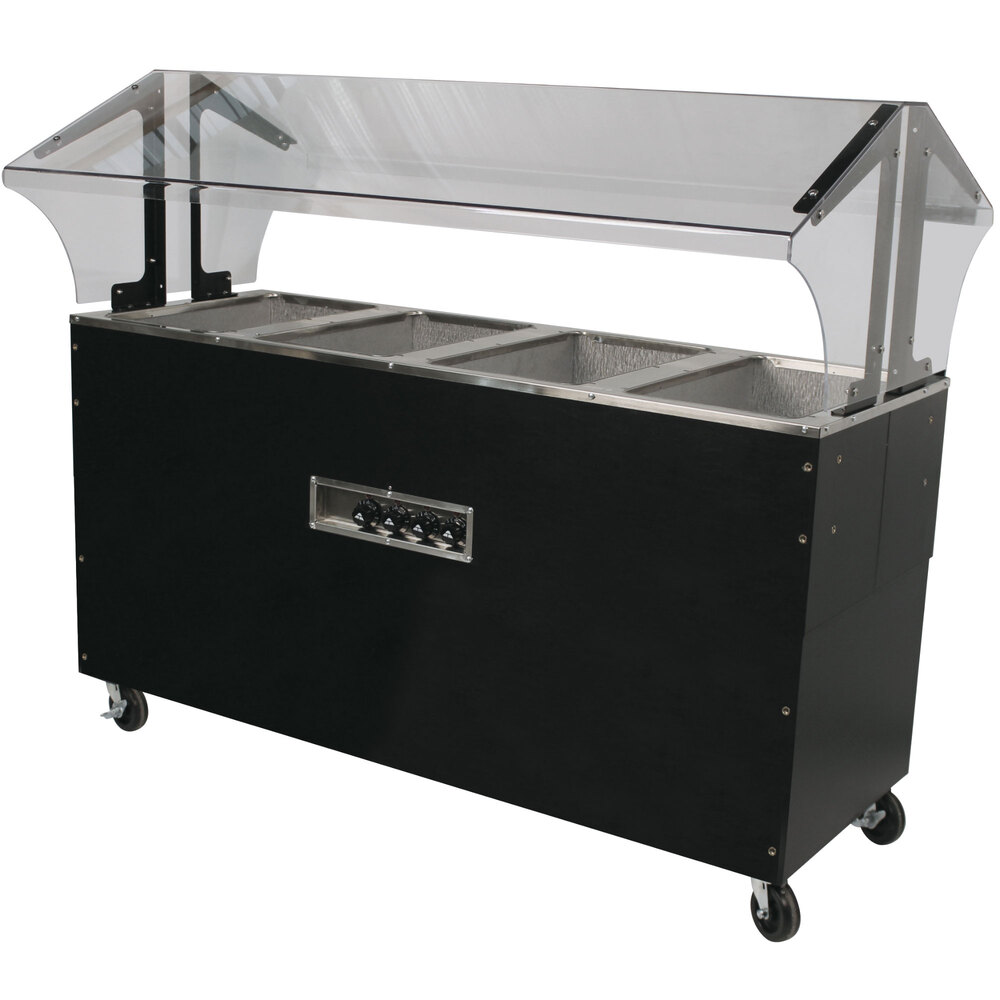 ADVANCE TABCO B4-120-B-S-SB Portable Hot Food Buffet Table, Electric, 62-7/16 X 35 X 53 Inch Size | CD7PVU