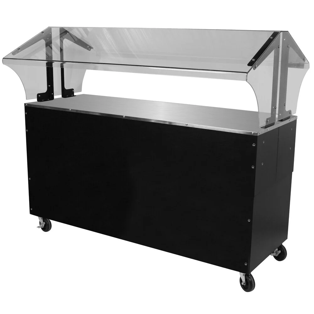 ADVANCE TABCO B4-STU-B-SB Portable Solid Top Buffet Table, 62-7/16 X 35 X 53 Inch Size, Ss Solid Top | CD7PWD