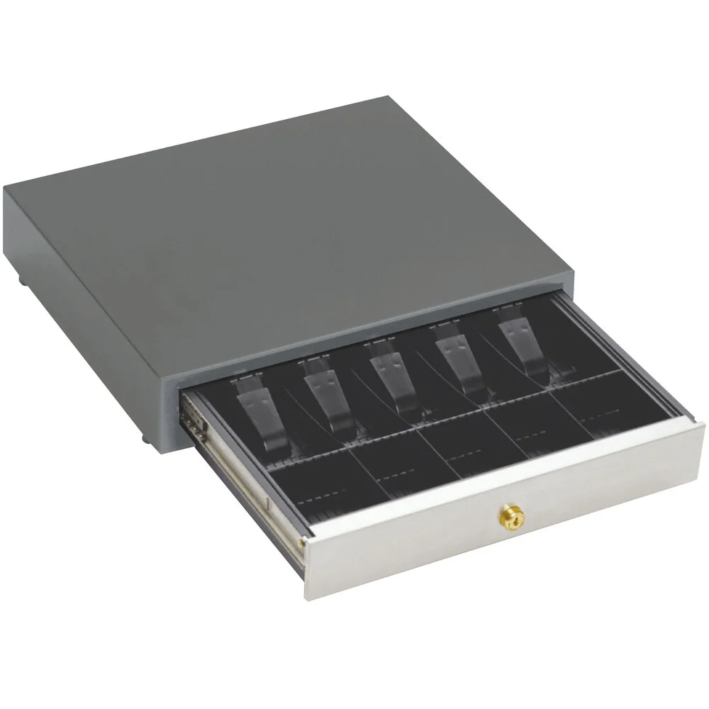 Cash Drawer, Undermount, Locking, Fully Enclosed Powder Coated Steel Case