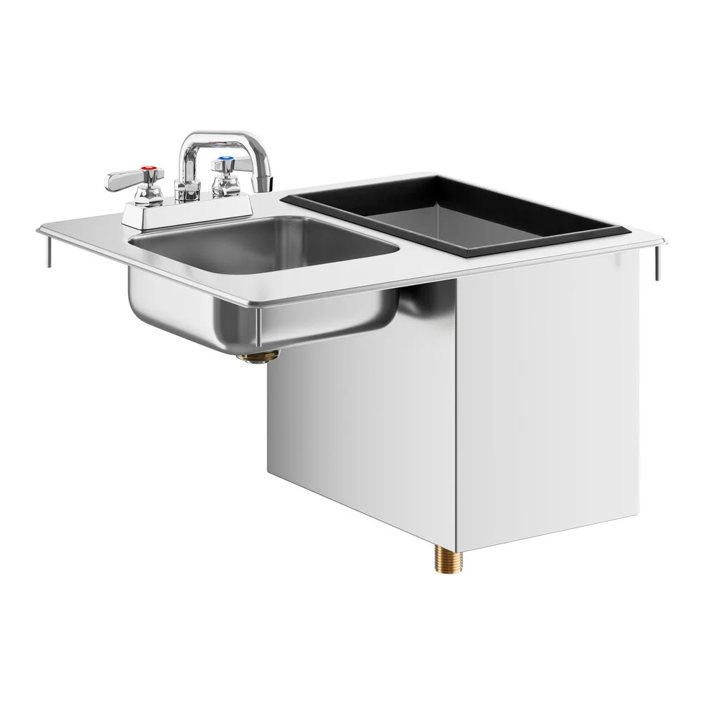 ADVANCE TABCO D-24-SIBL Drop-In Hand Sink With Ice Bin, 21 X 18 Inch D Overall | CD7QRE