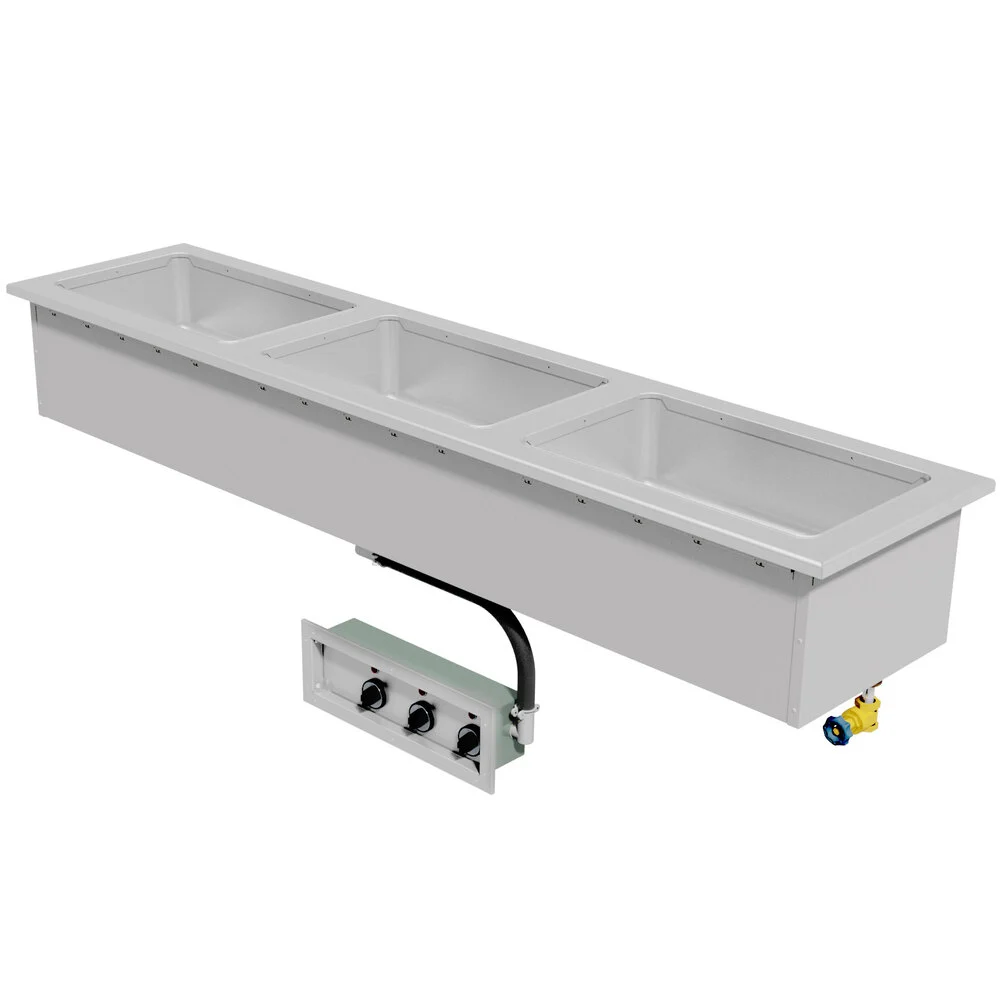 ADVANCE TABCO DISLSW-3-120 Slim Series Hot Food Well Unit, Drop-In, 70-3/8 X 16-7/16 X 15-34 Inch Size | CD7QVK