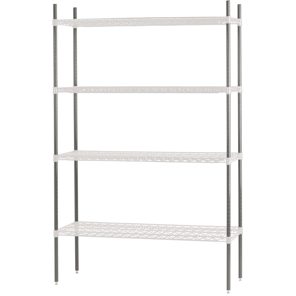 Special Value Wire Shelving Post, 64 Inch Size, Chrome Plated