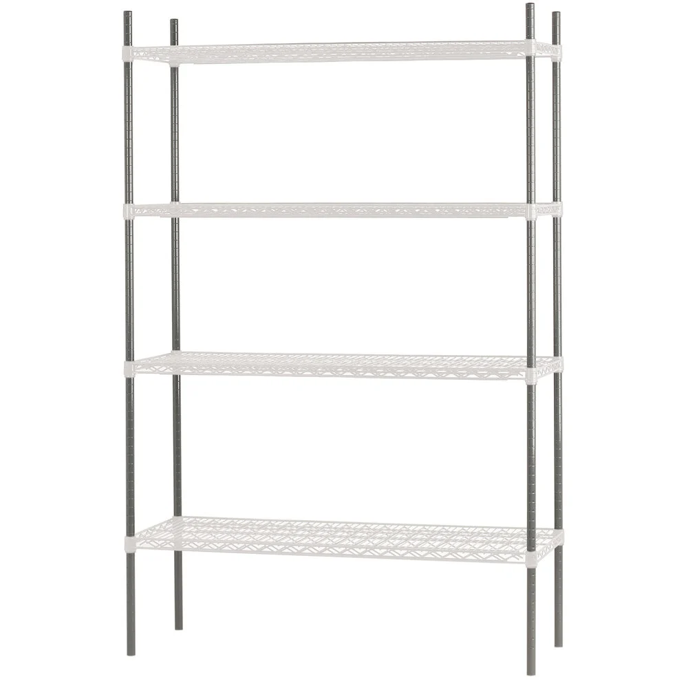 ADVANCE TABCO ECPC-64 Special Value Wire Shelving Post, 64 Inch Size, Chrome Plated | CD7TCN