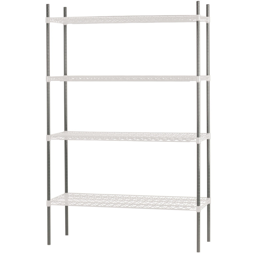 Special Value Wire Shelving Post, 86 Inch Size, Chrome Plated