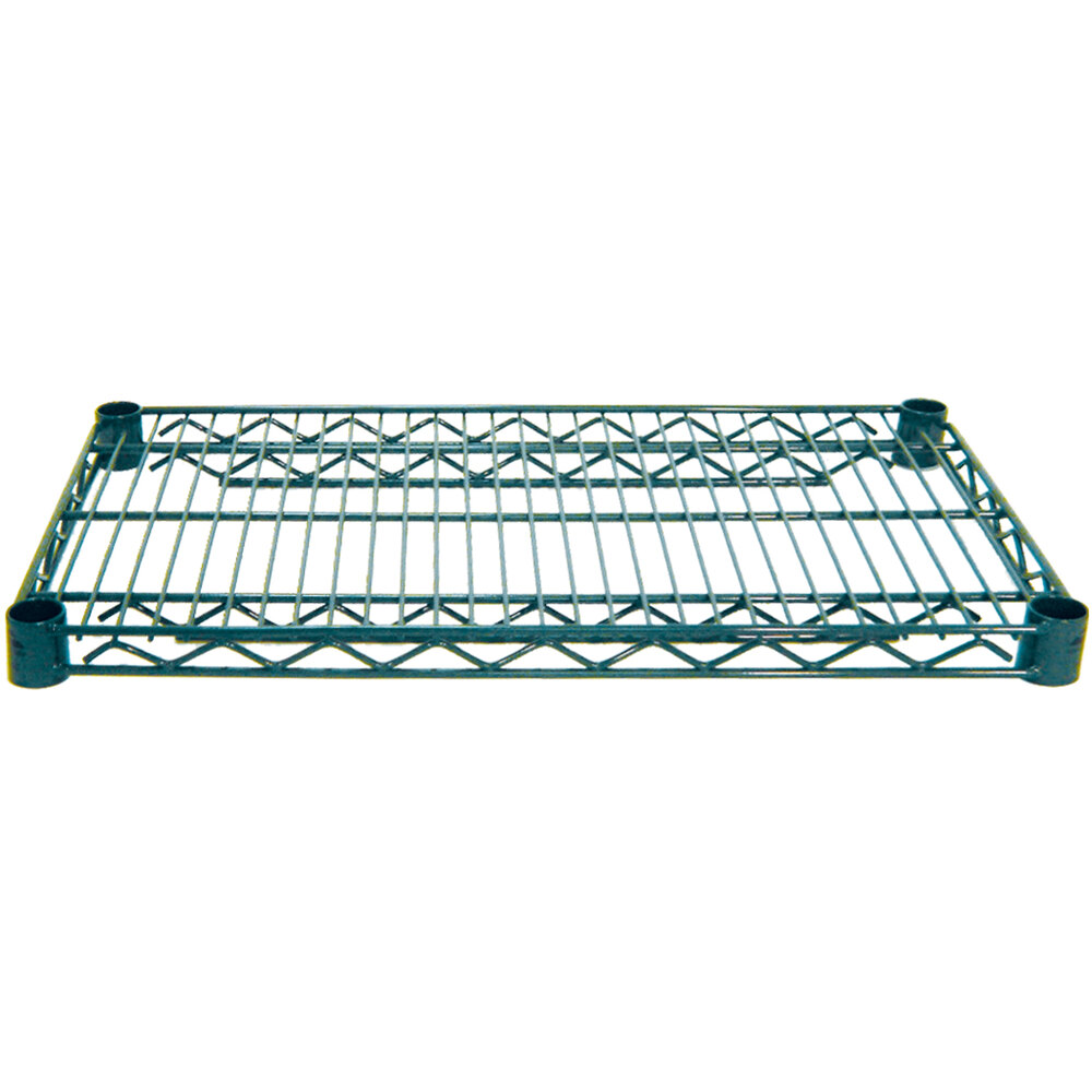 ADVANCE TABCO EG-2472 Special Value Wire Shelving, 72 X 24 Inch Size Heavy Duty, Green Epoxy Coated, Nsf | CD7TGP