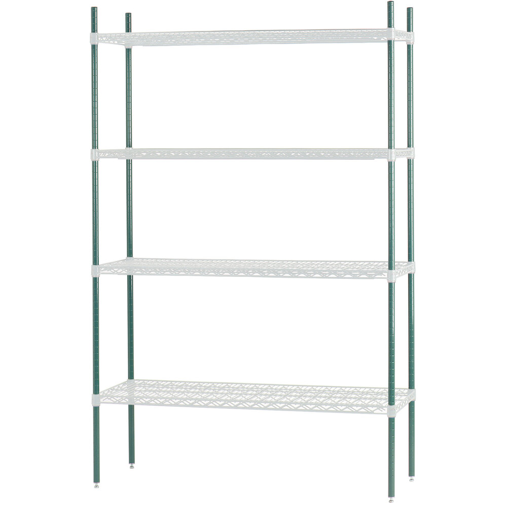 ADVANCE TABCO EGP-86 Special Value Wire Shelving Post, 86 Inch Size, Green Epoxy Coated | CD7THY