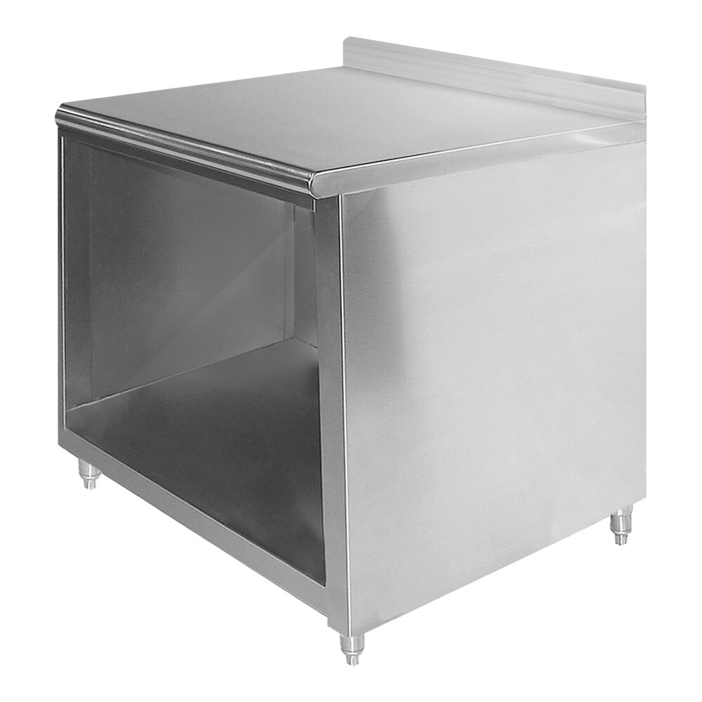 ADVANCE TABCO EK-SS-243 Work Table, 36 X 24 Inch Size Open Front, 14 Ga 304 Ss Top | CD7TJK