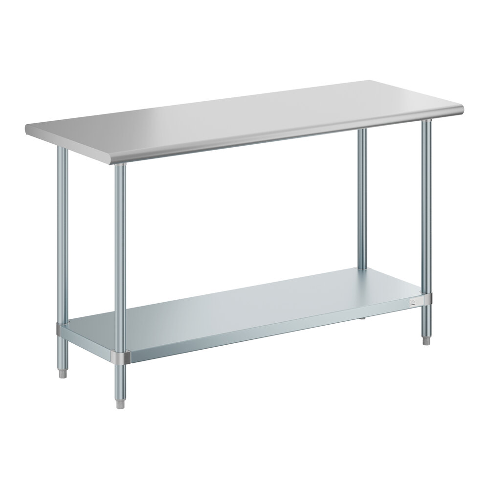 Work Table, SS, 16g, 304, 60x24, 60 Inch