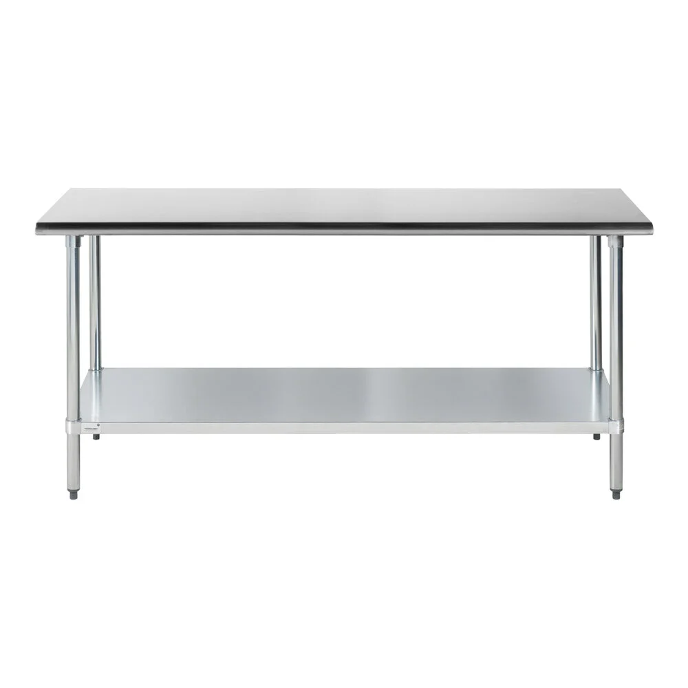 Work Table, SS, 16g, 304, 72x30, 72 Inch