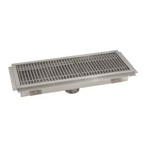 Floor Trough, Stainless Steel, 14g, 24x12