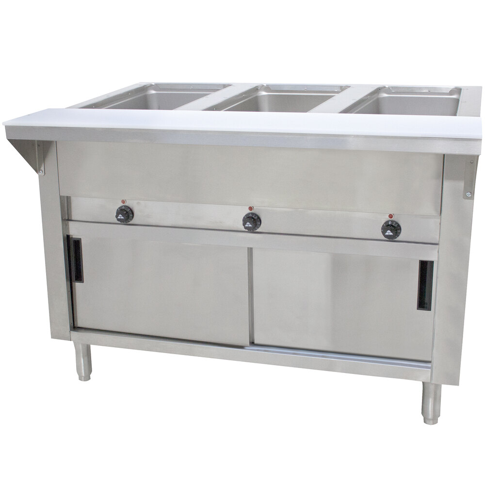 ADVANCE TABCO HF-3E-120-DR Hot Food Table, Electric, 47-1/8 X 30-5/8 X 34-1/8 Inch Size | CD7VEF