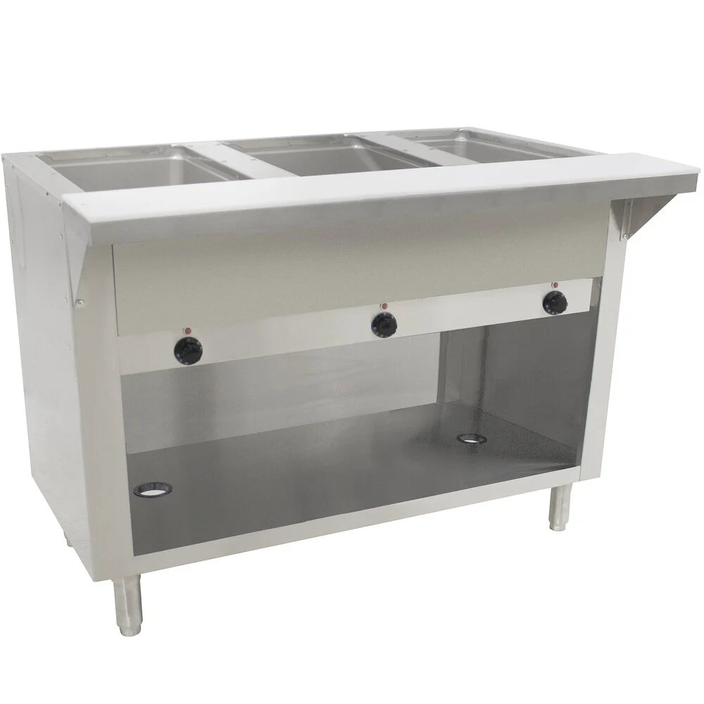 ADVANCE TABCO HF-3E-240-BS Hot Food Table, Electric, 47-1/8 X 30-5/8 X 34-3/8 Inch Size | CD7VEH