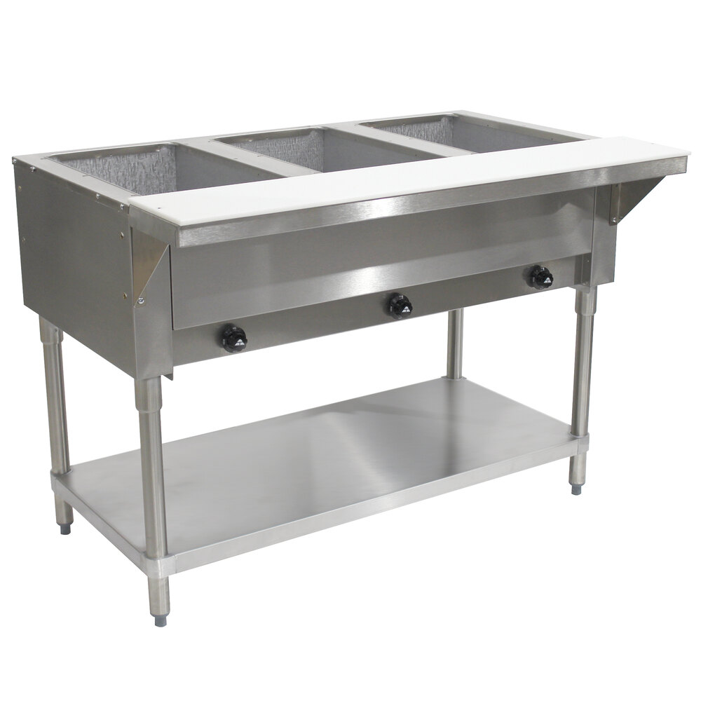 ADVANCE TABCO HF-3G-LP Hot Food Table, Lp Gas, 47-1/8 X 30-5/8 X 34-3/8 Inch Size | CD7VEK