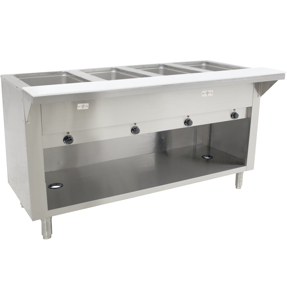 ADVANCE TABCO HF-4E-240-BS Hot Food Table, Electric, 62-3/8 X 30-5/8 X 34-3/8 Inch Size | CD7VEU