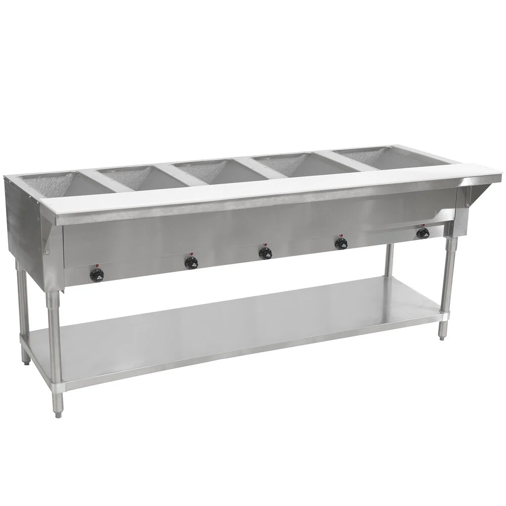 ADVANCE TABCO HF-5E-240 Hot Food Table, Electric, 77-3/4 X 30-5/8 X 34-3/8 Inch Size | CD7VFA