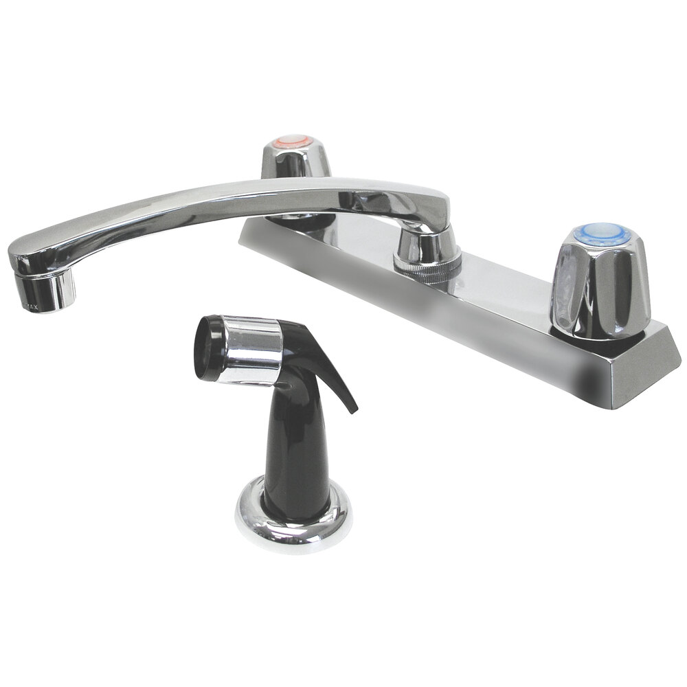 ADVANCE TABCO K-58 Faucet, 8 Inch O.C, Deck Mounted With 8 Inch Swing Spout | CD7VTV