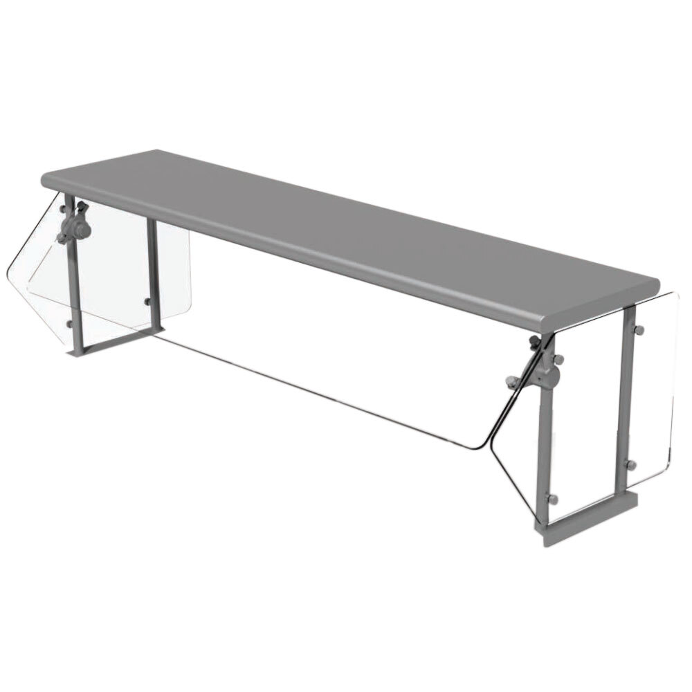 ADVANCE TABCO NSG-15-5WELL Food Shield, 78-1/2 X 19-3/4 X 18-1/2 Inch Size, 15 Inch Ss Top Shelf | CD7WQC