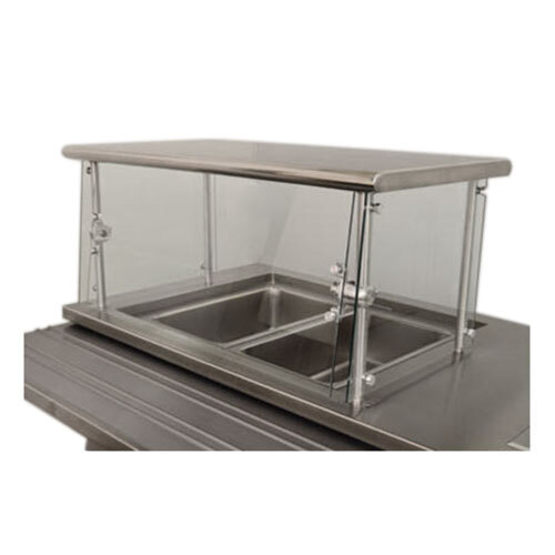 ADVANCE TABCO NSGC-18-144 Food Shield, Cafeteria Style, 144 X 18 X 18 Inch Size, Ss Top Shelf | CD7WRU