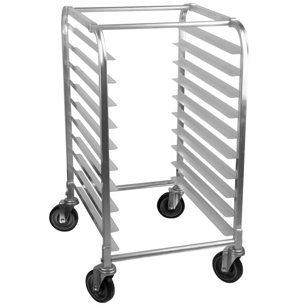 ADVANCE TABCO PR10-6W Pan Rack, Mobile, Full Height, End Loading, 20-1/4 X 26 X 69-1/4 Inch Size | CD7XAK
