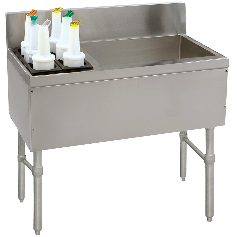 ADVANCE TABCO PRC-19-36R Ice Chest, 36 X 20 X 36 Inch Size, 7 Inch H Backsplash | CD7XDR