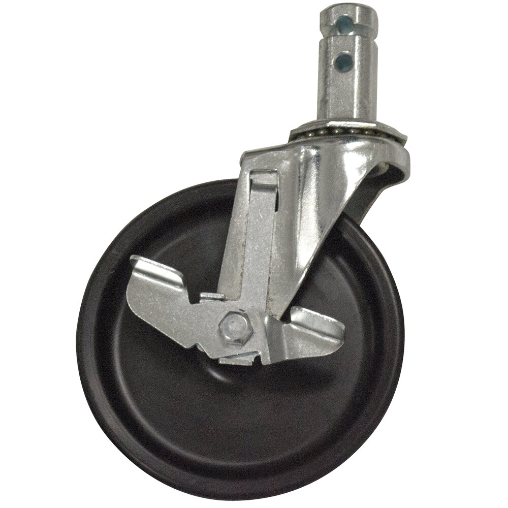 ADVANCE TABCO RA-26 Bolted Stem Caster With Brake, 5 Inch Diameter | CD7YAG