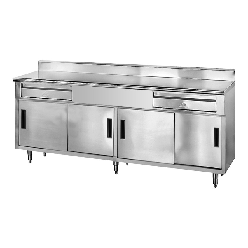 ADVANCE TABCO SDRC-306 Storage Cabinet, 72 X 30 Inch Size 14 Ga Ss Top | CD7YED