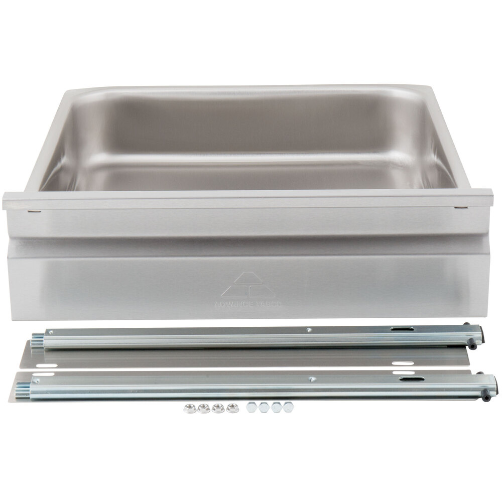 ADVANCE TABCO SS-2020 Deluxe Drawer, 20 X 20 X 5 Inch Size Drawer Pan Insert, SS | CD7YQP