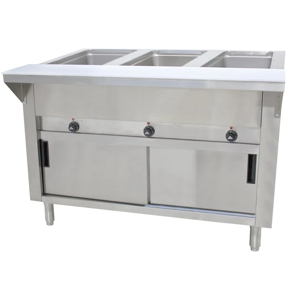 ADVANCE TABCO SW-3E-120-DR Hot Food Table, Electric, 47-1/8 X 30-5/8 X 34-1/8 Inch Size | CD7ZAJ