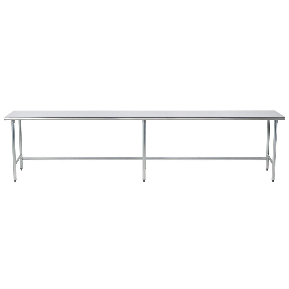 ADVANCE TABCO TAG-3012 Work Table, 144 X 30 Inch Size 16 Ga 430 Ss Top | CD7ZKU