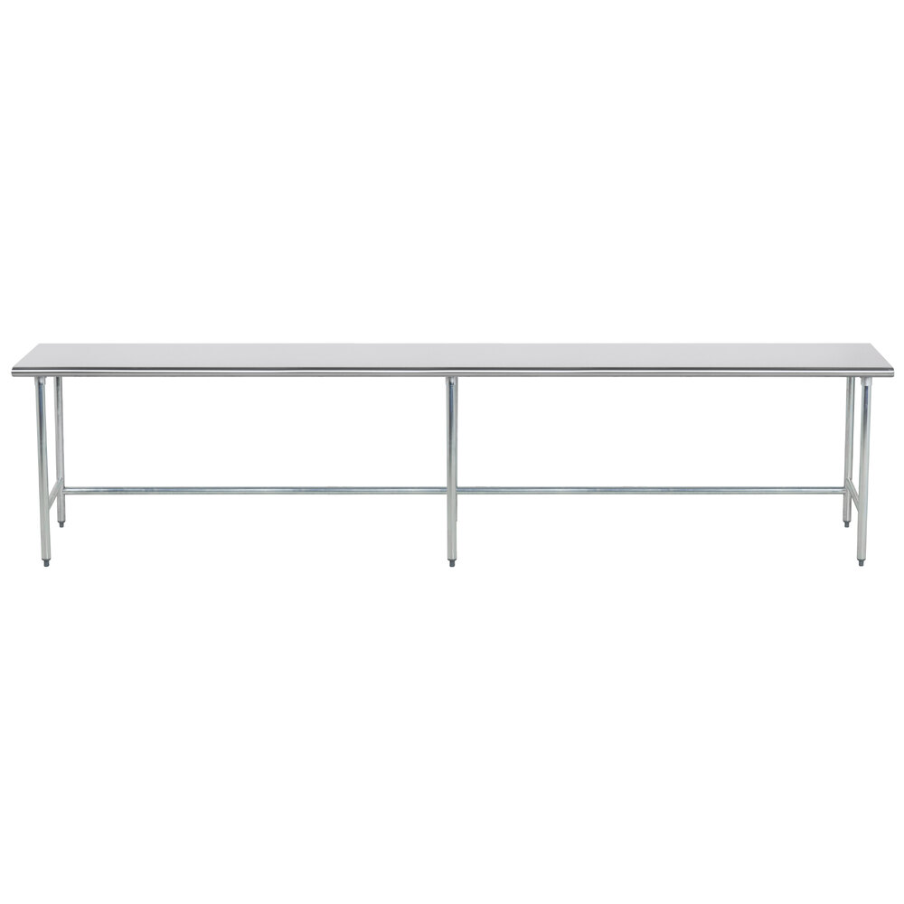 ADVANCE TABCO TGLG-4812 Work Table, 144 X 48 Inch Size 14 Ga 304 Ss Top | CD7ZYU