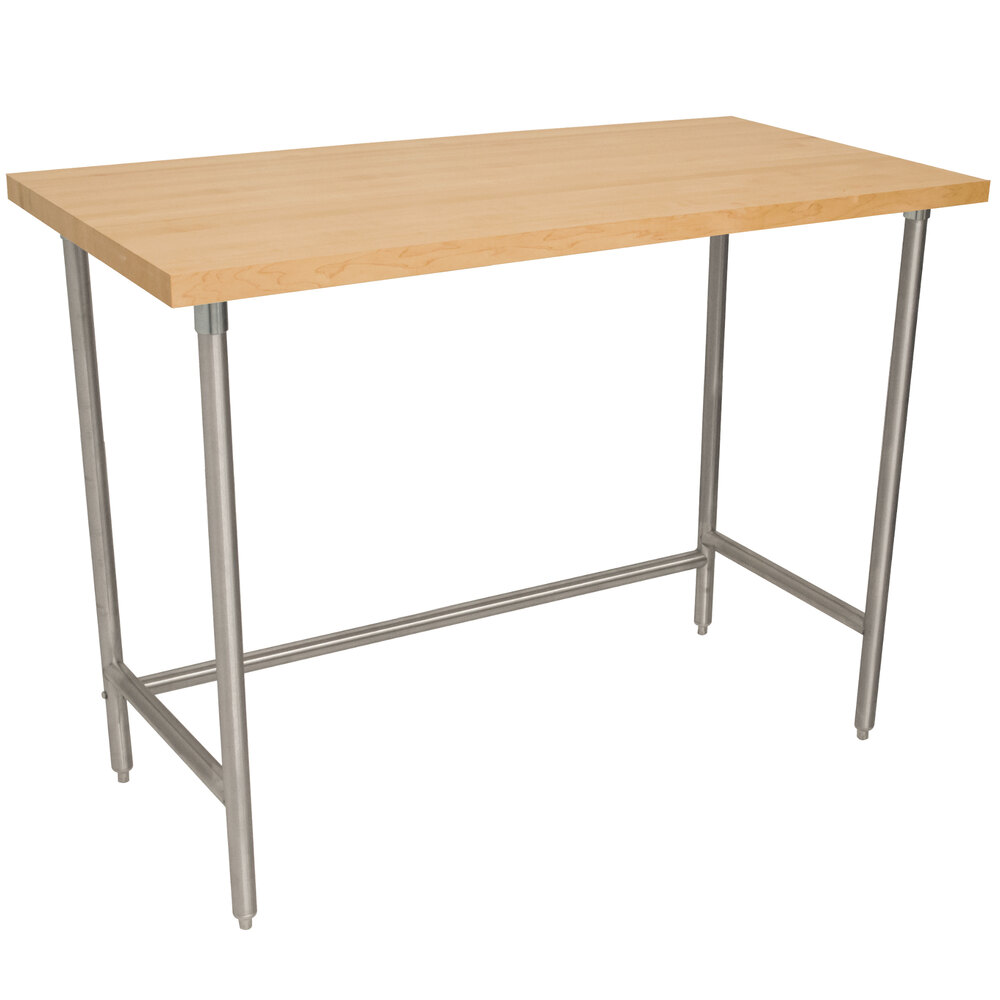 ADVANCE TABCO TH2S-366 Maple Top Work Table, 72 X 36 Inch Size 1-3/4 Inch Laminated Wood Top | CD8AAF