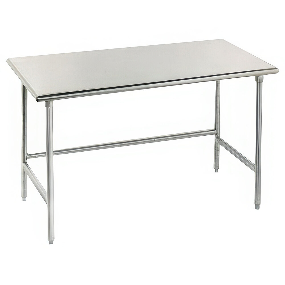ADVANCE TABCO TSS-306 Work Table, 72 X 30 Inch Size 14 Ga 304 Ss Top | CD8AVT