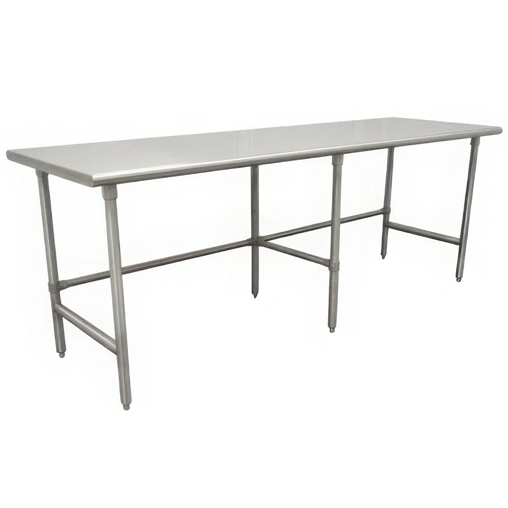 ADVANCE TABCO TSS-488 Work Table, 96 X 48 Inch Size 14 Ga 304 Ss Top | CD8AWR