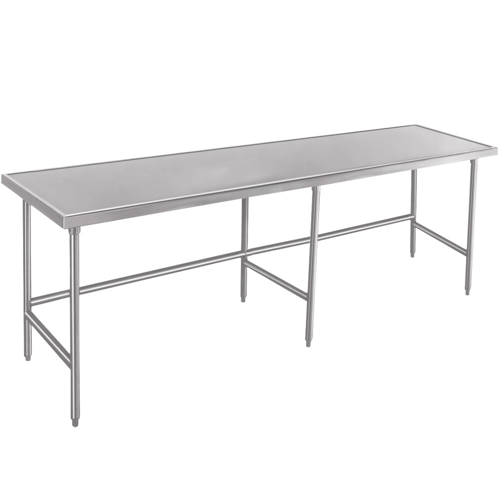 ADVANCE TABCO TVLG-4811 Work Table, 132 X 48 Inch Size 14 Ga 304 Ss Top | CD8BCE