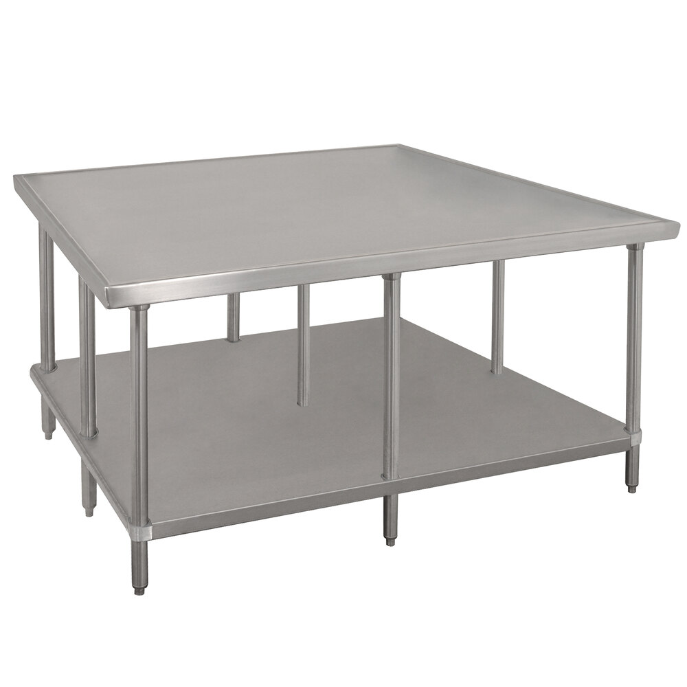 ADVANCE TABCO VSS-4812 Work Table, 144 X 48 Inch Size 14 Ga 304 Ss Top | CD8BTG