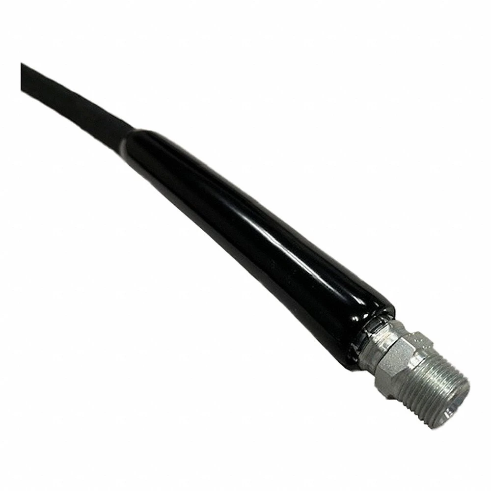 Hydraulic Hose Assembly, 3/8 Inch ID, 11/16 Inch OD, 30 ft Length, Synthetic Rubber