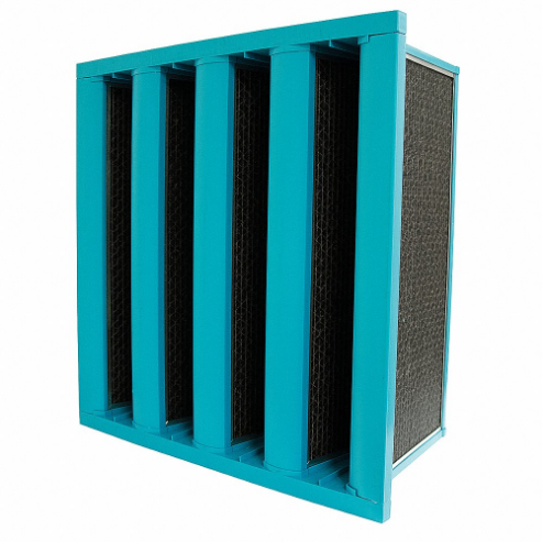 AIR HANDLER 2GHA9 V-bank Minipleat Filter 24x24x12 Merv 14 | AB9YFG