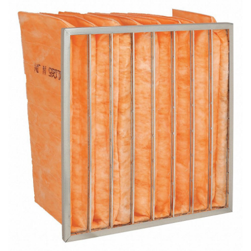 AIR HANDLER 33E971 Pocket Air Filter Fiberglass 24 x 24 x 12 Inch | AC6DQV