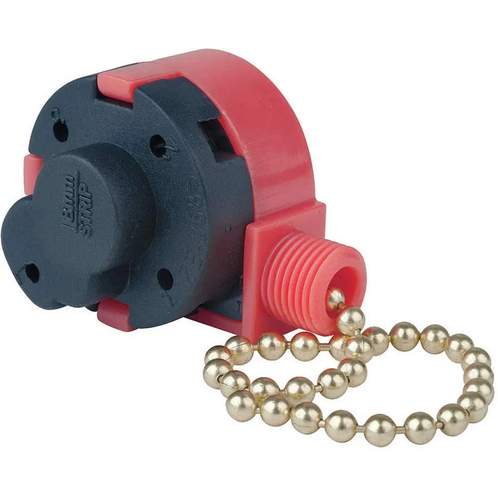 AIRMASTER FAN 01723 Pull Chain Switch, 2 / 3 Speed, Heavy Duty | CE7UHV