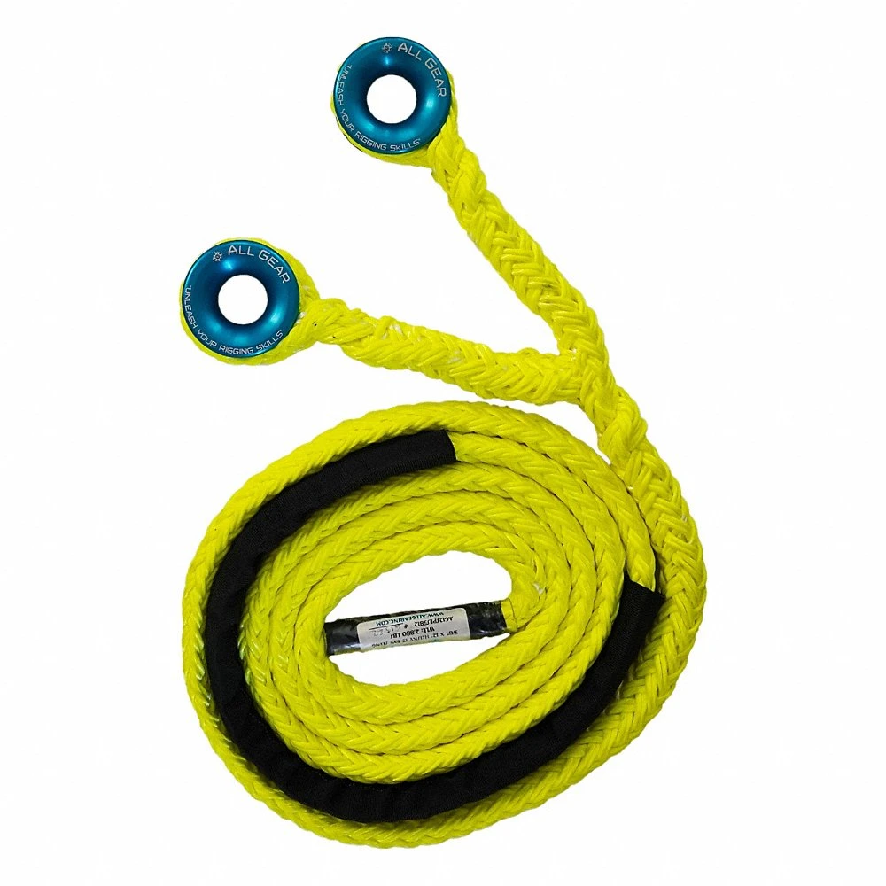 Rope Sling, Polyester, 3/4 Inch Rope Dia, 16 ft, 3,780 lb Working Load Limit, Green