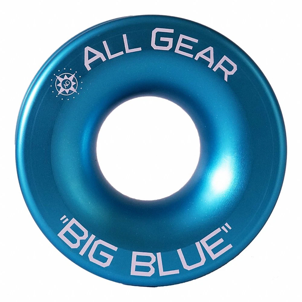 Low Friction Ring, Aluminium, Blue, 5 Inch Overall Length, 2 Inch Overall Wd