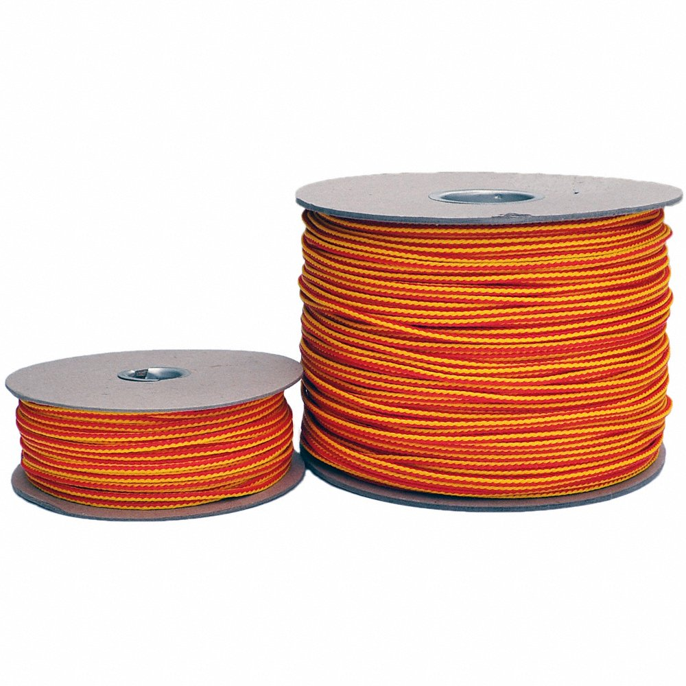 ALL GEAR AGPTL5321000 Throw Lines, Braid Polyethylene, 5/32 Inch Dia., 1000 Ft. Length, Neon Yellow/Orange | CJ6PHZ