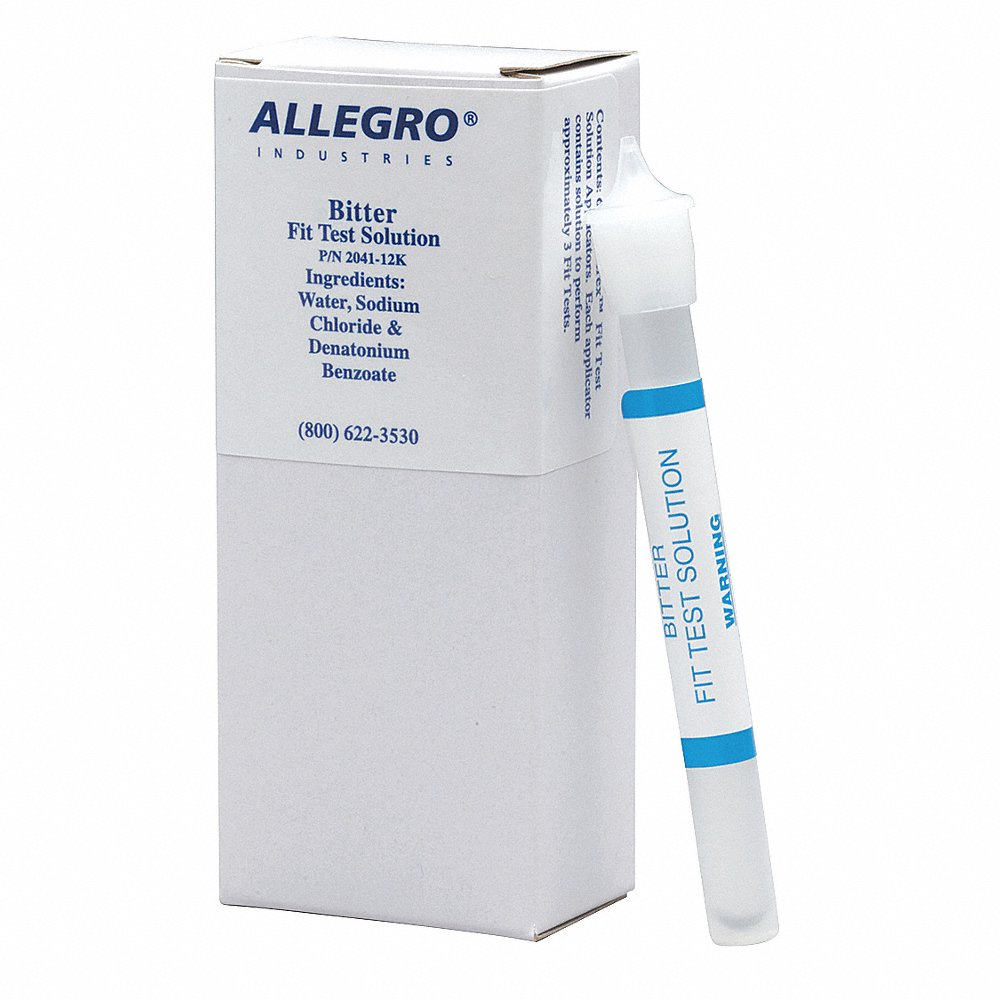 ALLEGRO SAFETY 2041-12K Bitter Test Solution, Denatonium Benzoate, Pack Of 6 | CH6FLB