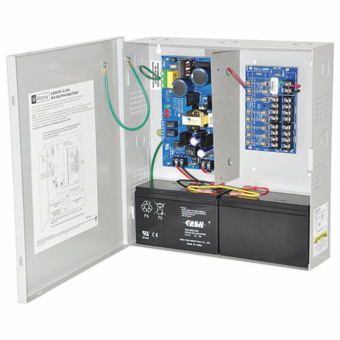 ALTRONIX AL400ULPD8 Steel Power Supply, 8 Fused Outputs, 12/24VDC @ 4A | AD9KLE 4TEP6